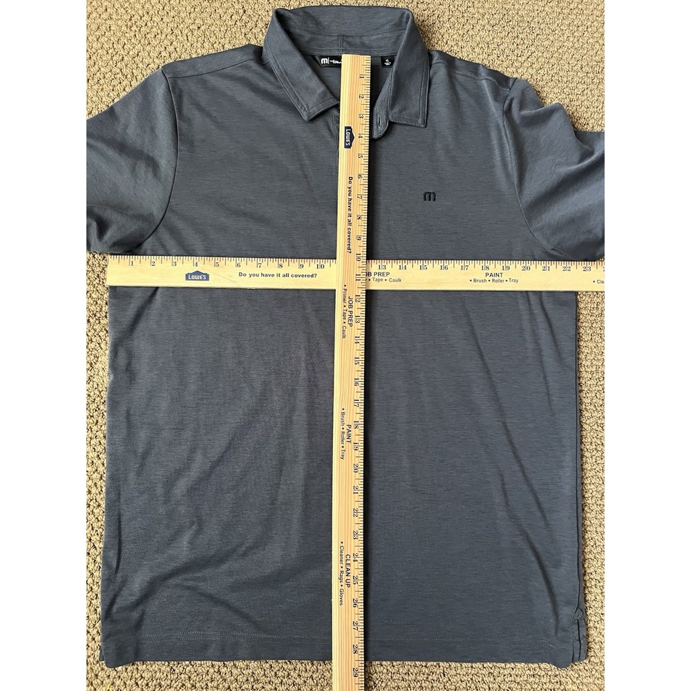 Travis Mathew Polo Shirt‎ Short-Sleeved Men's XL Gray - Picture 6 of 6